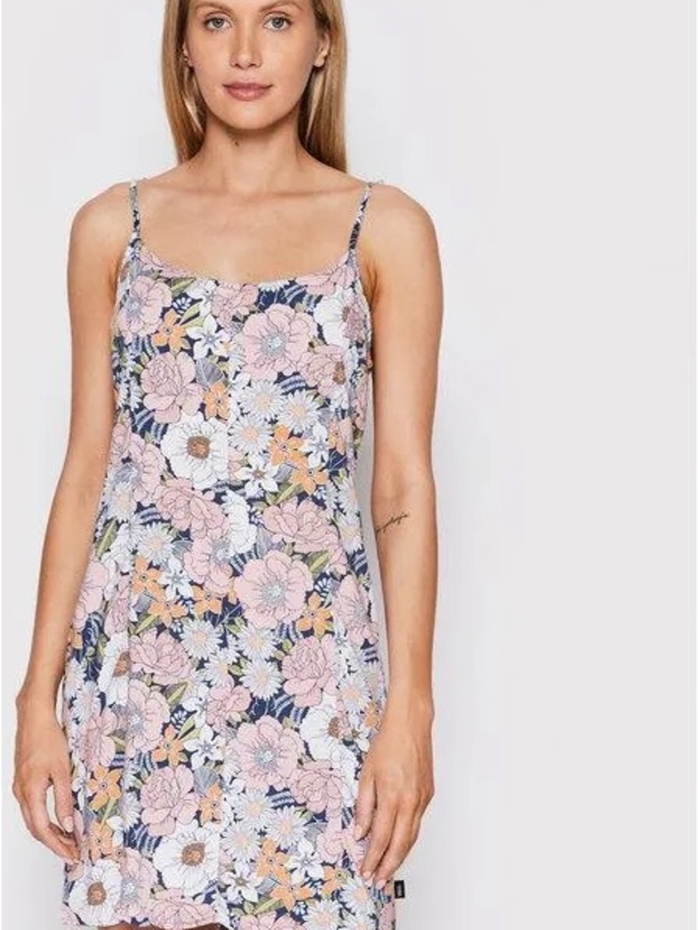 Vans Pink Floral Slip Dress